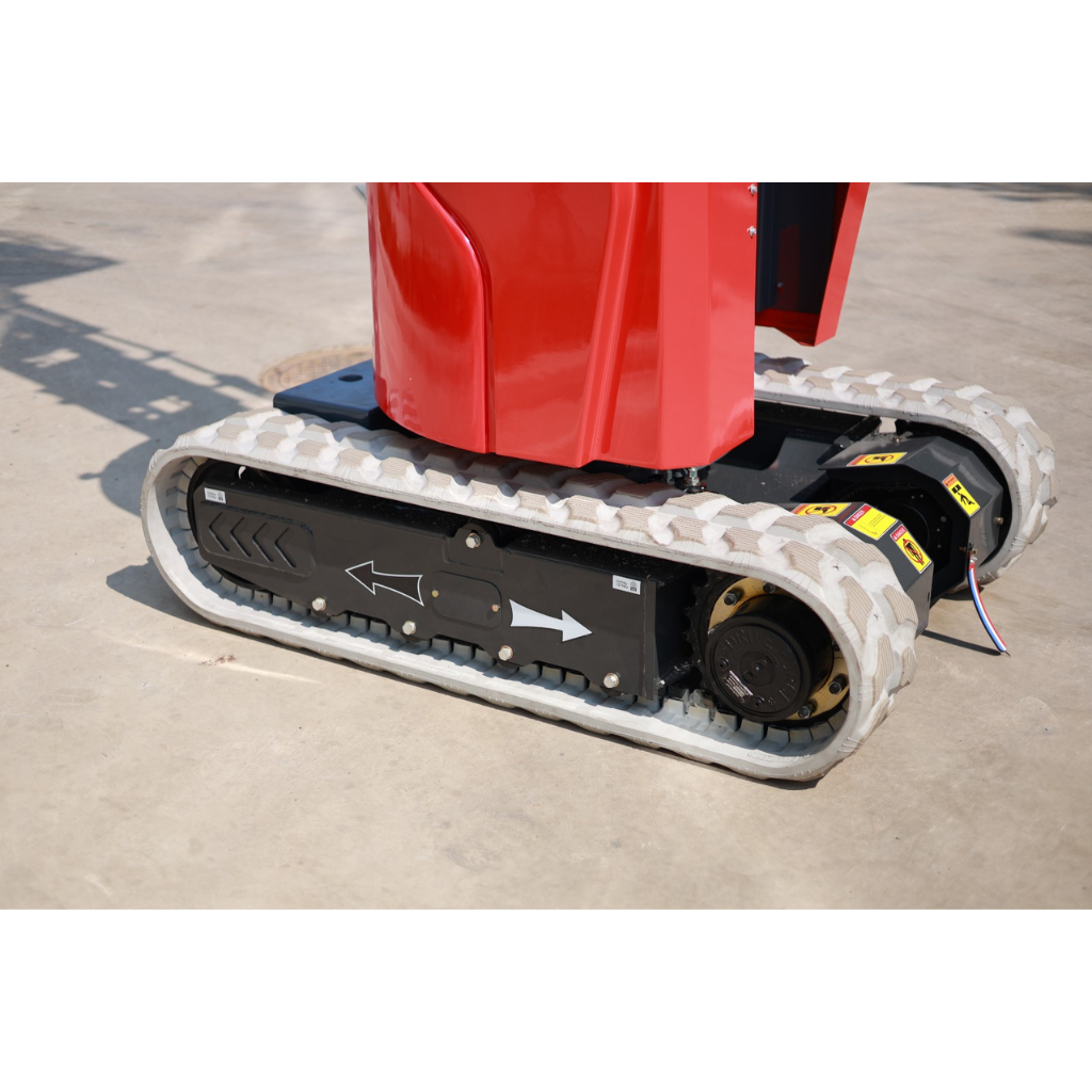 Photo des chenilles de la nacelle toucan NCTQ10A